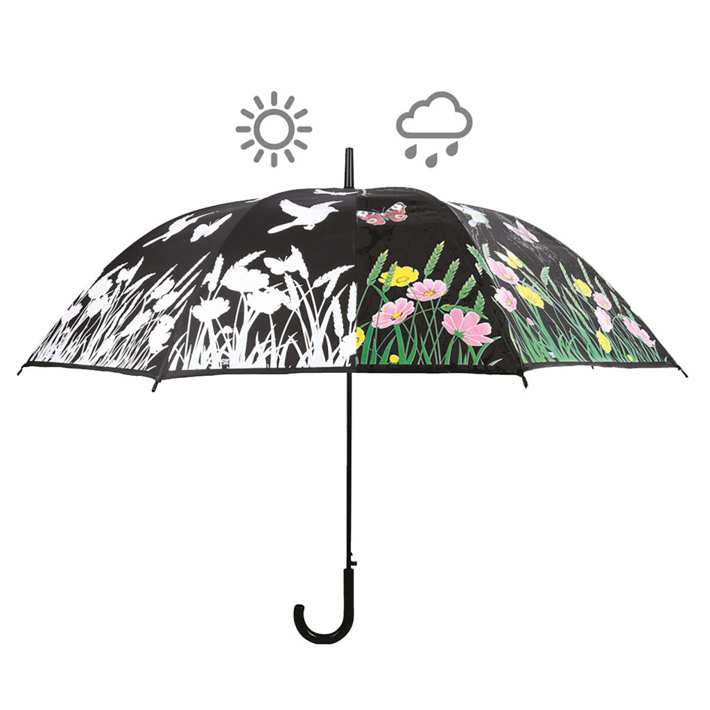 Esschert Design farbwechselnder Regenschirmvogel