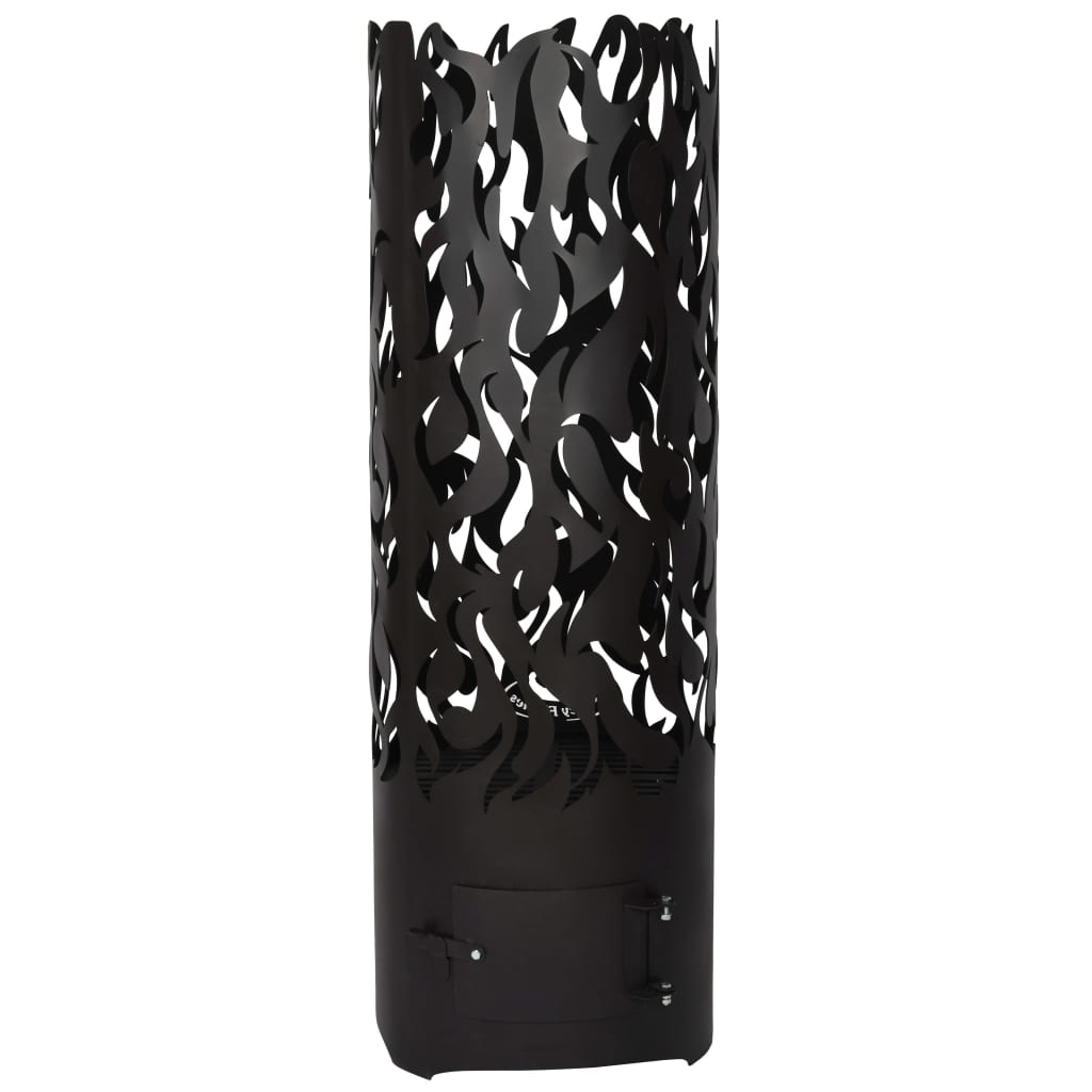 Esschert Design Fireon Flames Kohlenstoffstahl Schwarz FF408