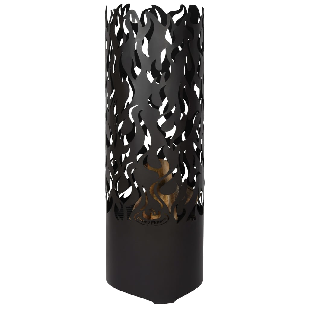 Esschert Design Fireon Flames Kohlenstoffstahl Schwarz FF408