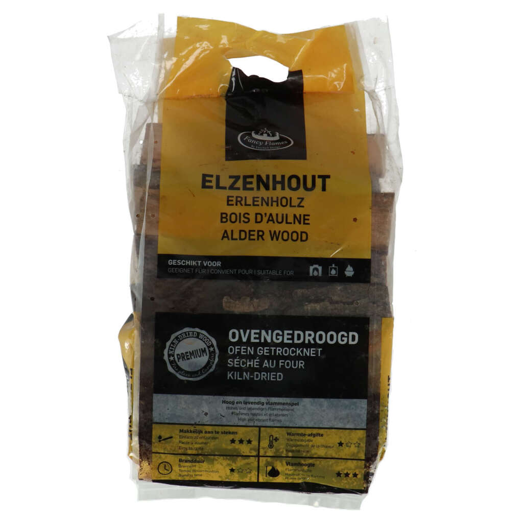 Fancy Flames ofengetrocknetes Erlenholz | 2 Stk