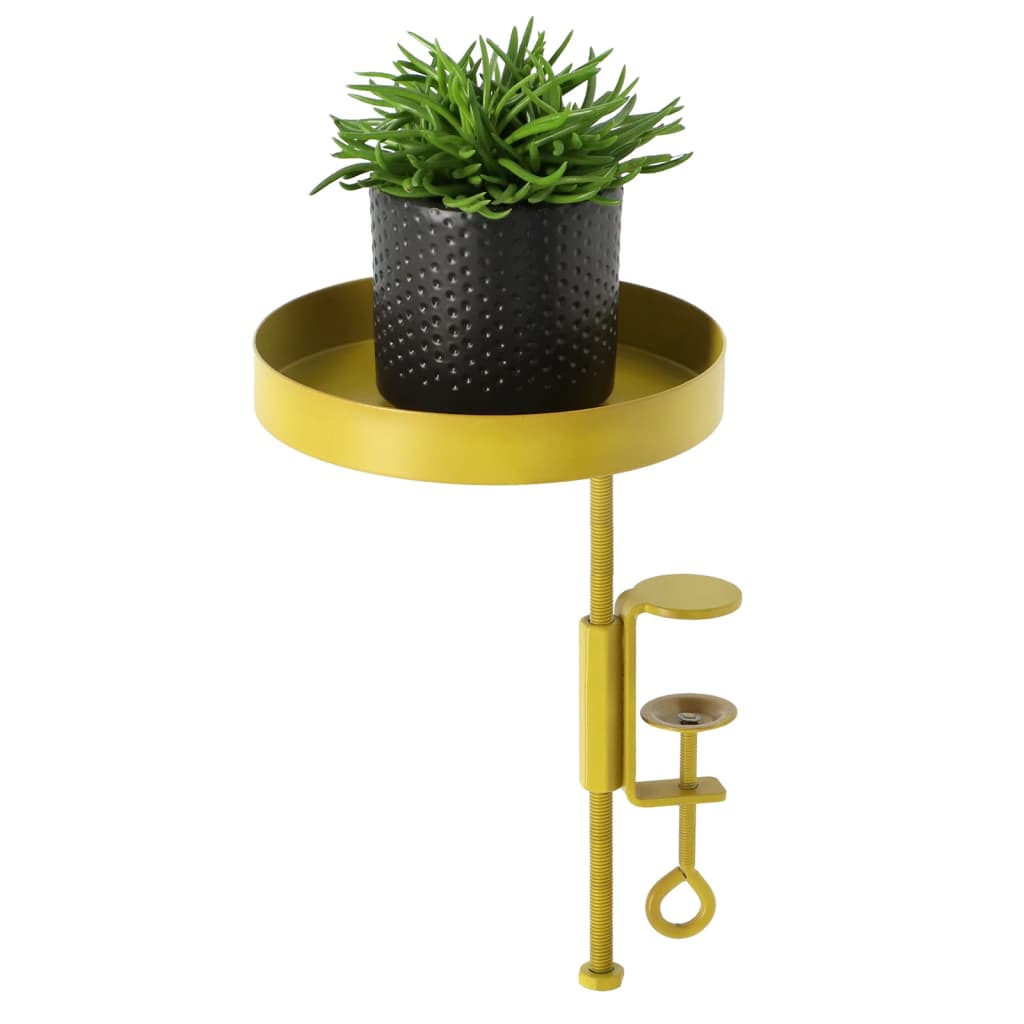 Essschert Design Pflanze Blad mit Klemme um S golden gefärbt