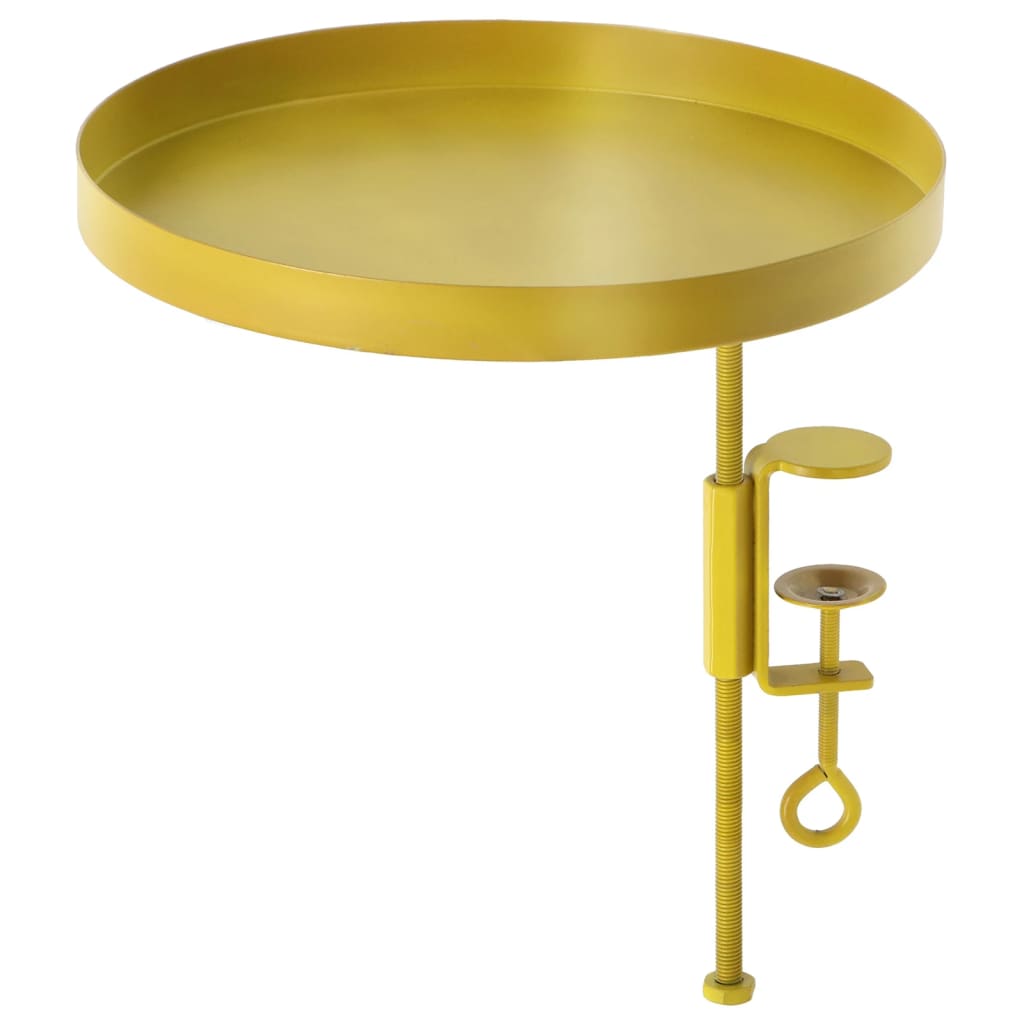 Essschert Design Pflanze Blad mit Klemme um L Goldfarbe
