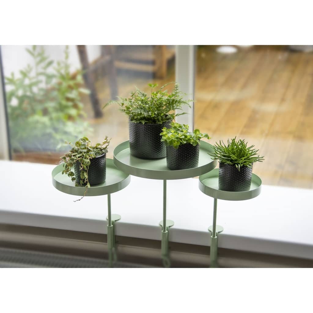 Esschert Design -Pflanze Blad mit Klemme um M grün