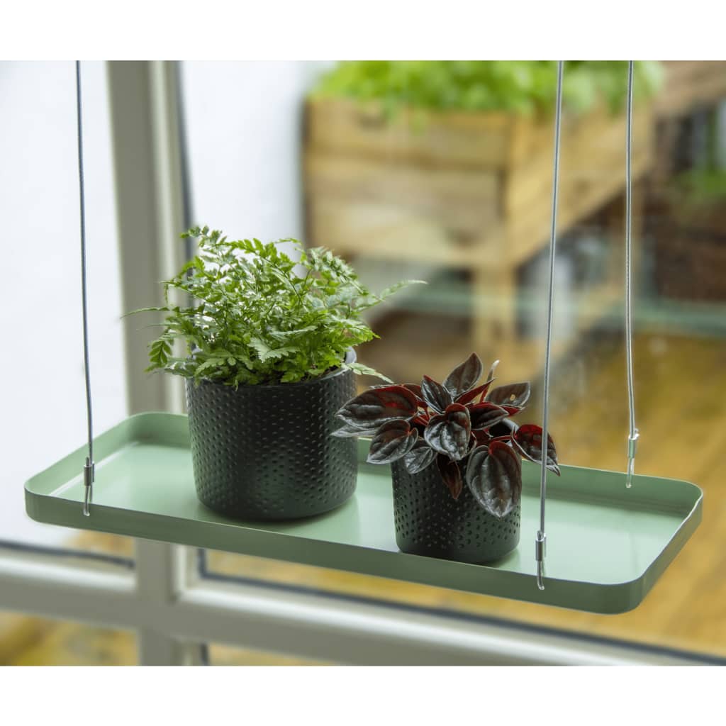 Esschert Design Pflanze Blad hängen rechteckig S grün
