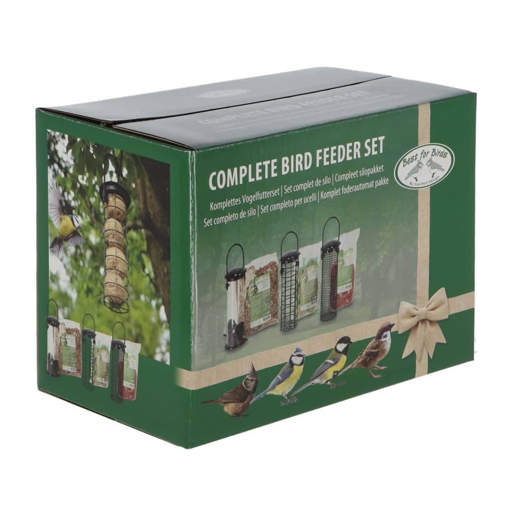 Esschert Design komplettes Vogelfuttersatz 3 STS