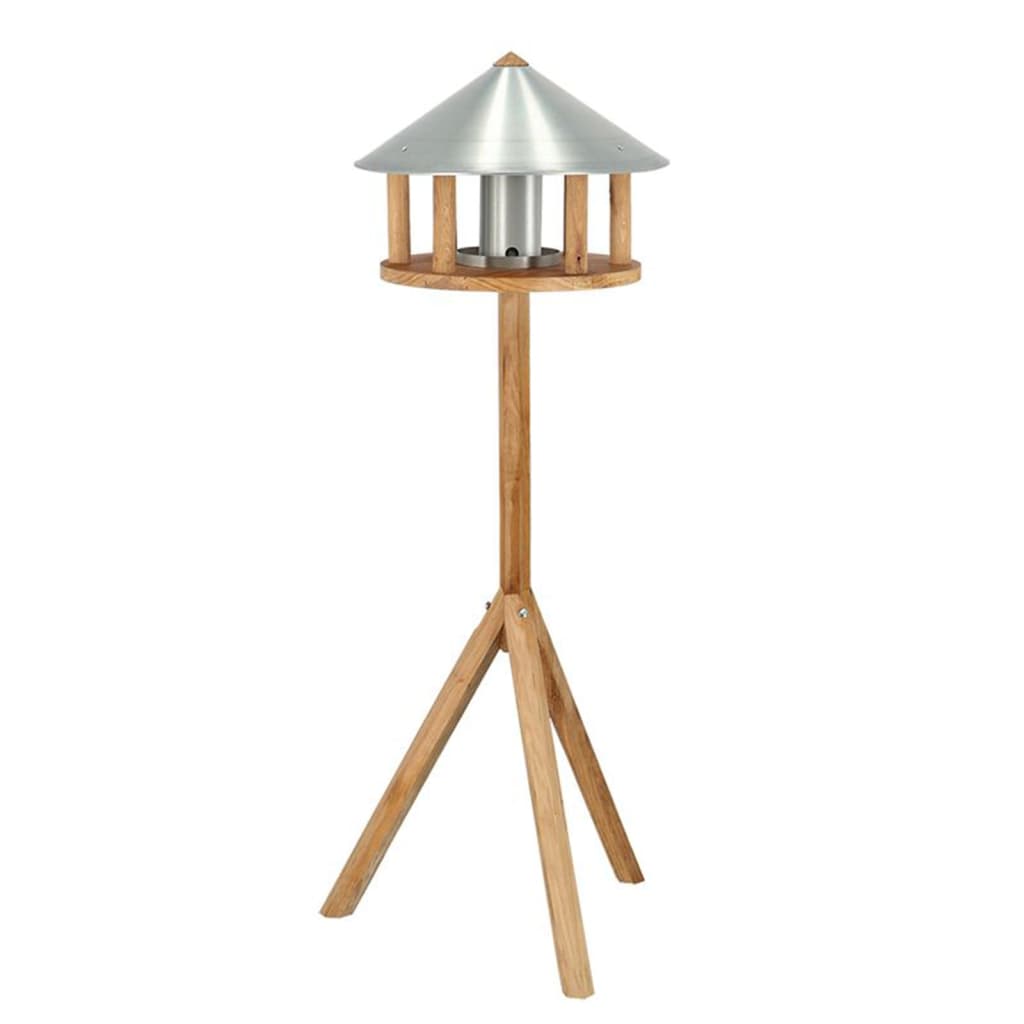 Esschert Design Bird Feed House mit Silo und um Dachzink