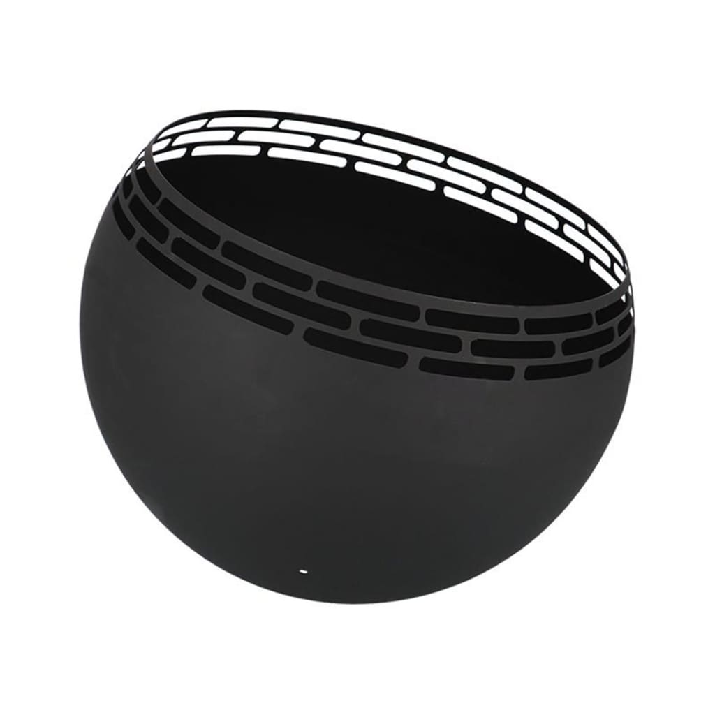 Esschert Design Kamin sphärische Streifen schwarz