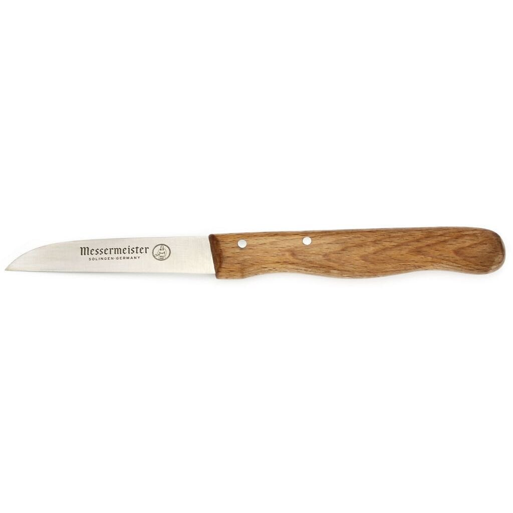 Solinger Messermeister Buchenholz Kartoffelmesser 8 cm Edelstahl