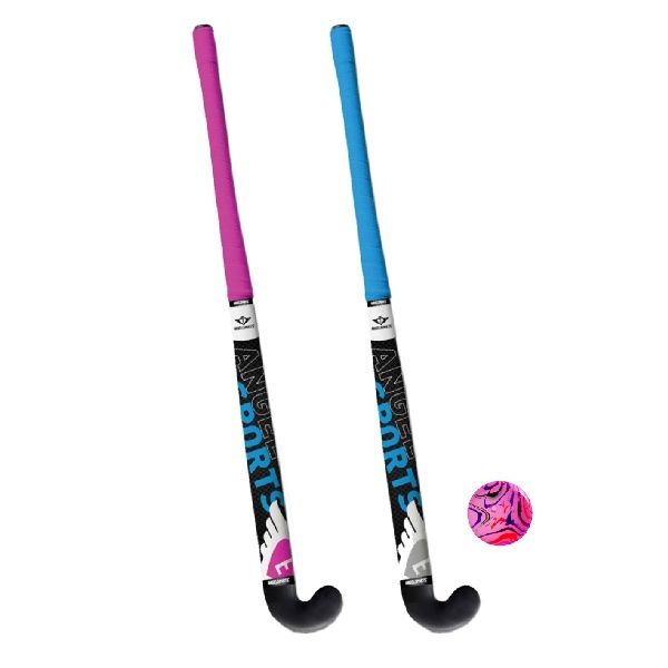 Hockeyset rosa und blau 28''