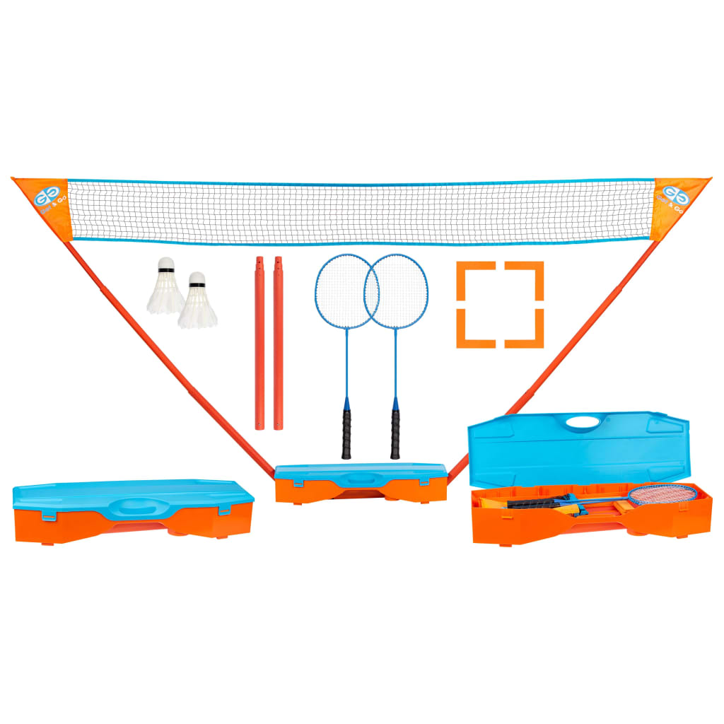 Holen Sie sich Go Get Go Sofort Badminton Play Set Blue und Orange