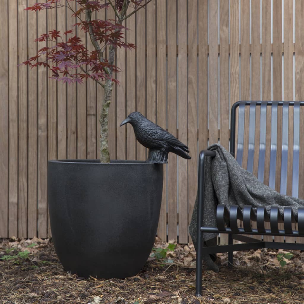 Capi Flowerpot Urban glatt 43x41 cm Schwarz KBL933