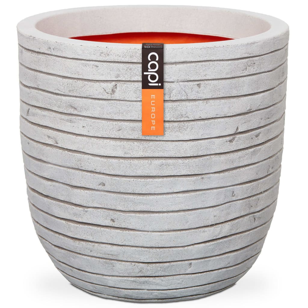 Capi Flowerpot Nature Row 35x34 cm Elfenbeinfarbe Wid.932