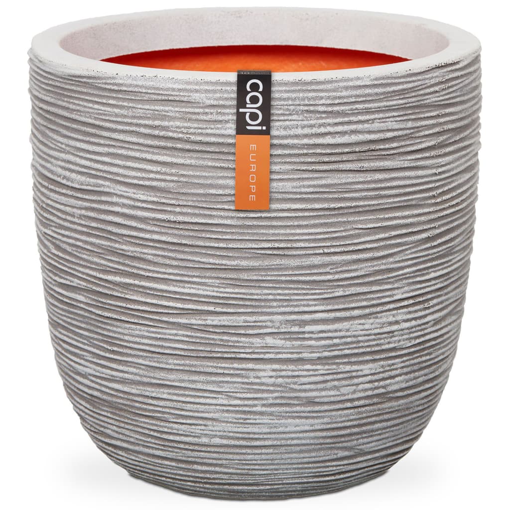 Capi Flowerpot Natur Rib 54x52 cm Elfenbeinfarbe Kofi935