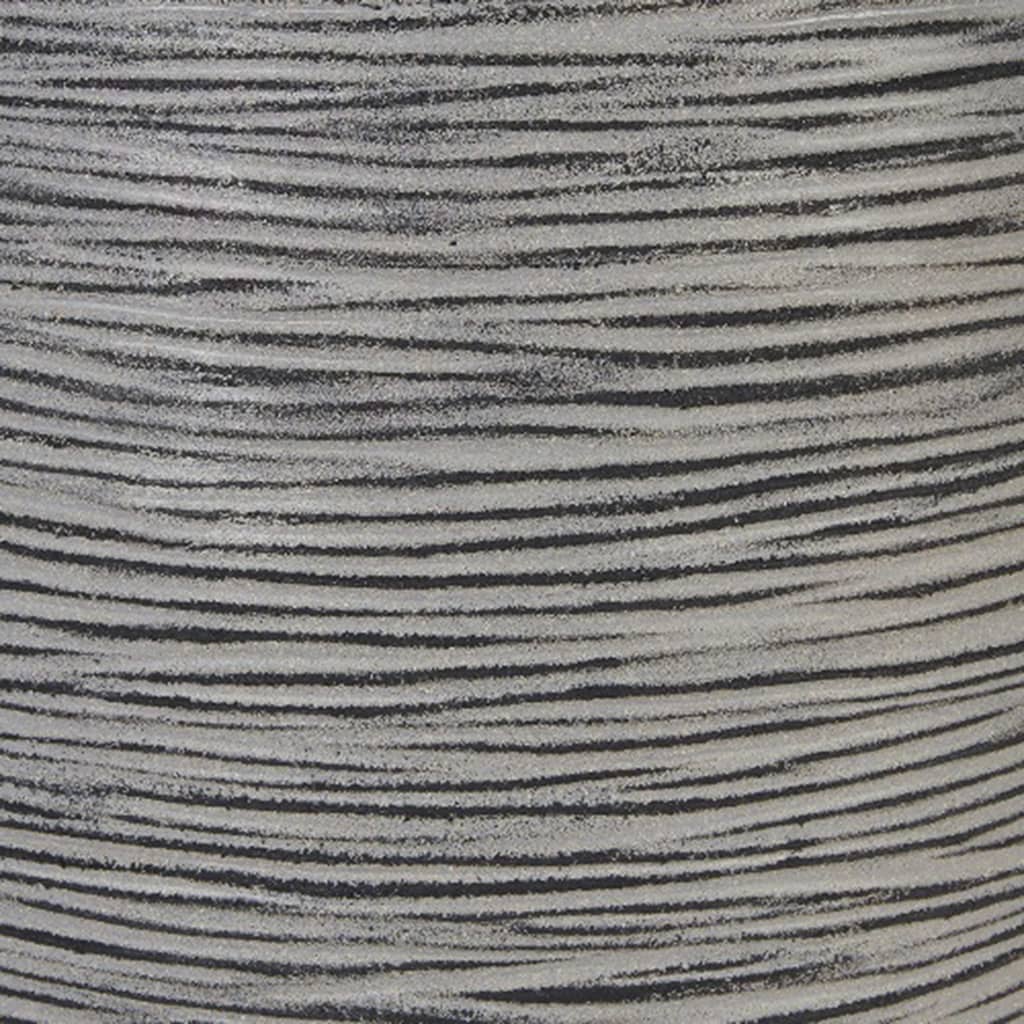 Capi Pflanzer Natur Rib Square 30 x 30 cm Anthrazit Kofz902