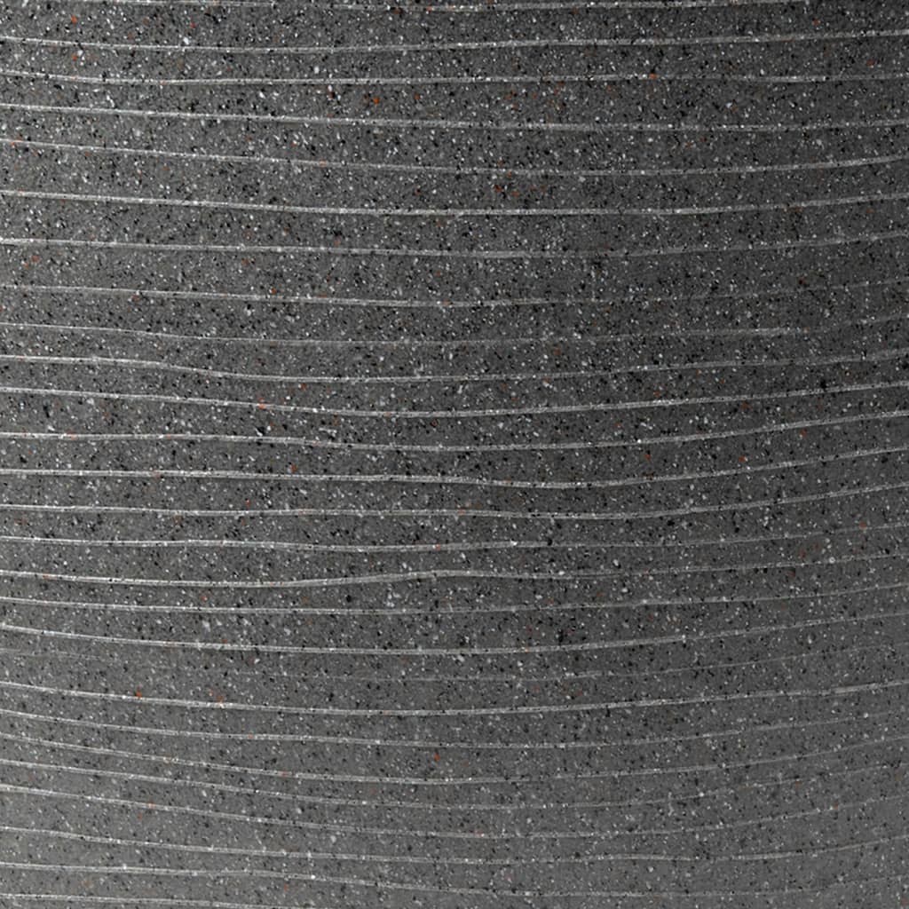Capi capi blowerpot arc granit verjüngter 34x25 cm anthrazit -geläutet