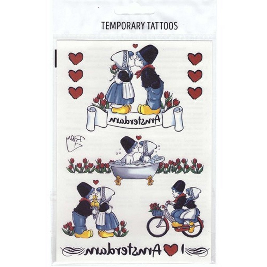 Grundlegende Tattoos lieben Amsterdam