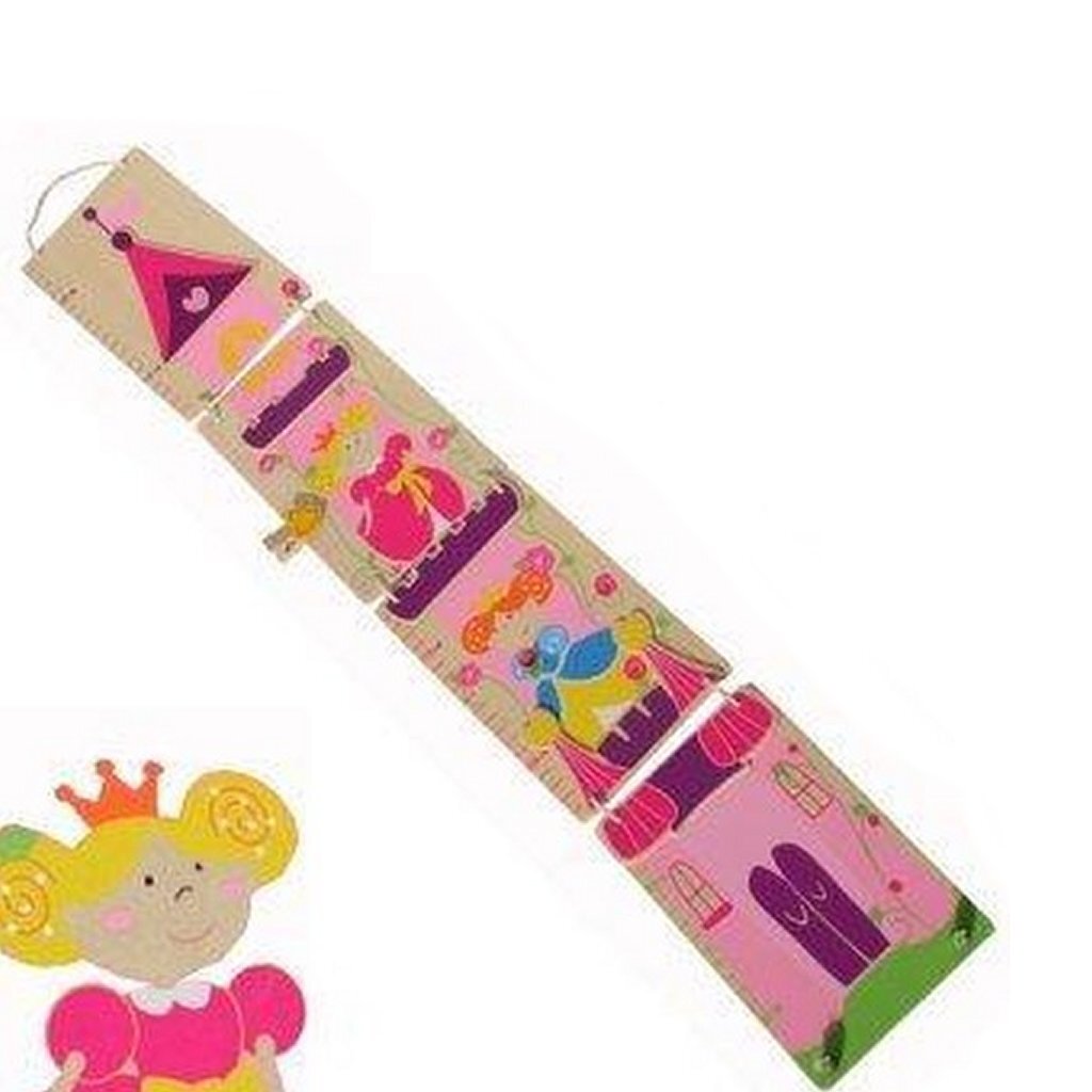 Einfach für Kinder, hölzerne Wachstumstabelle „Prinzessin“.