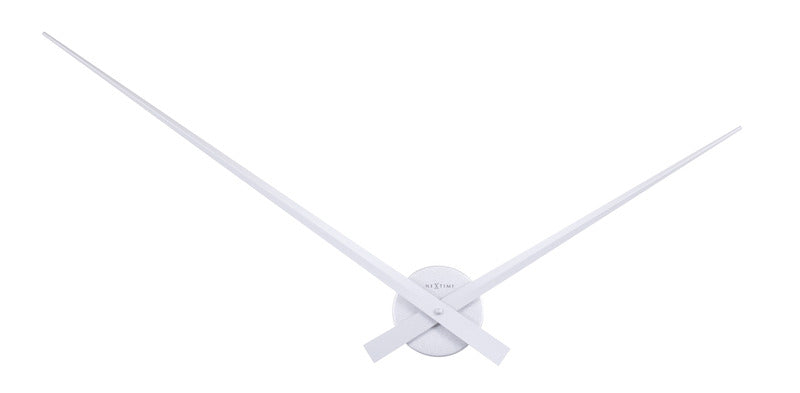Nexttime ne-2269zi wanduhr dia. 85 cm, Aluminium, Silber, Zeiger