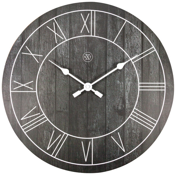 Nexttime nx-7345zw wanduhr nxt paul dia 40 cm holz braun
