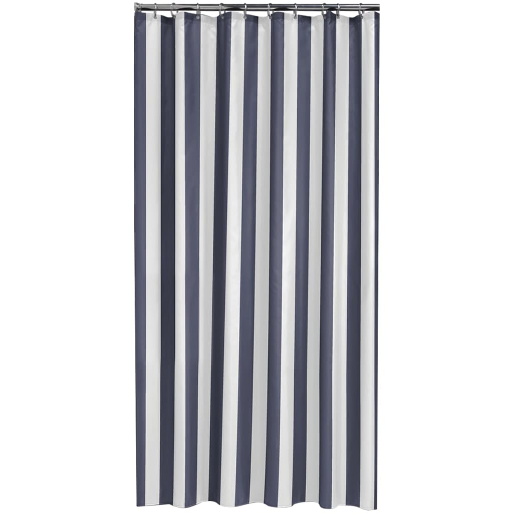 Dichtungsfellduschvorhang Linje 180 cm Blau 233011324