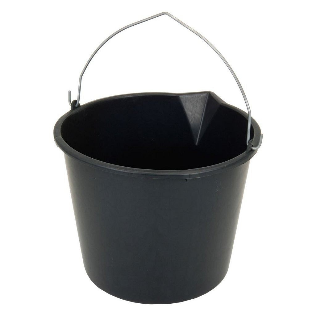Basiseimer mit Auslauf 12 Liter schwarz
