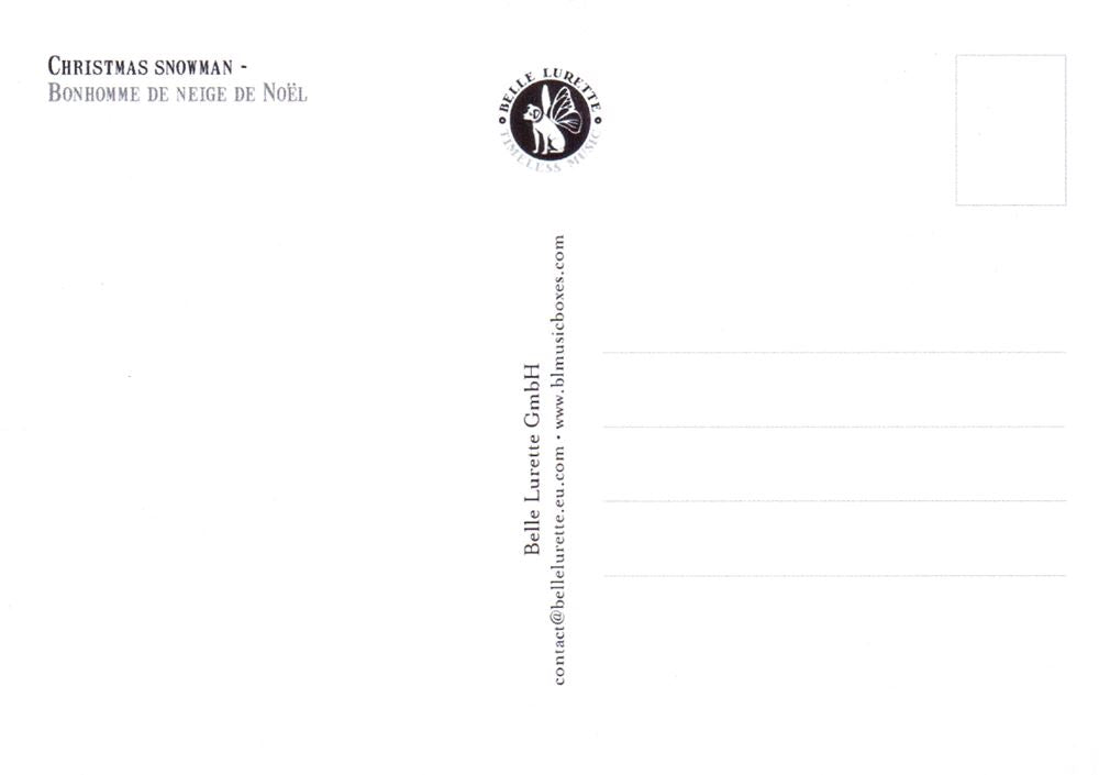 Prentbriefkaart cd11: christmas sno 6 st