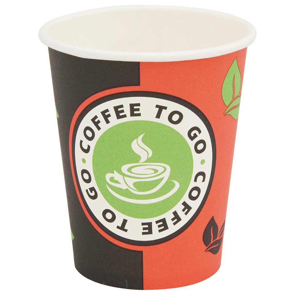 VidaXL Einweg-Kaffeebecher Papier 240 ml (8 oz) 1000 Stk