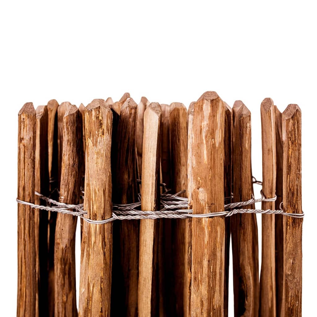 Vidaxl -Zaun 120x250 cm Haselholz Holz