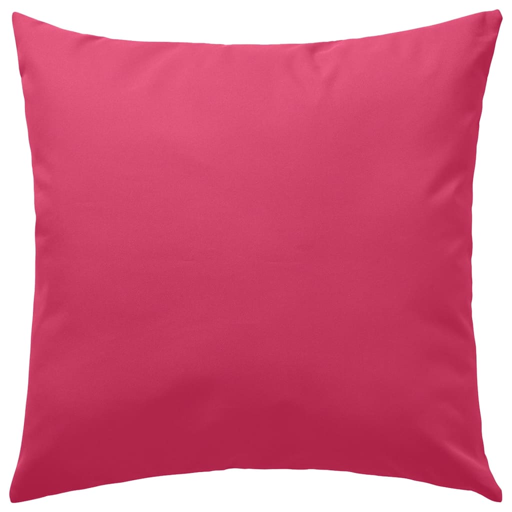 Vidaxl Outdoor -Kissen 45x45 cm Pink 2 PCs
