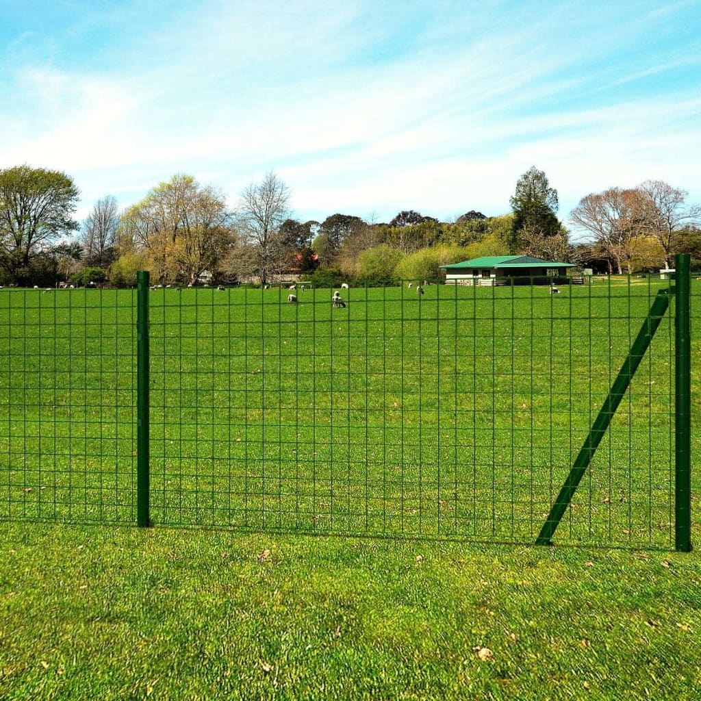 Vidaxl HEK 25x1,2 m Stahlgrün
