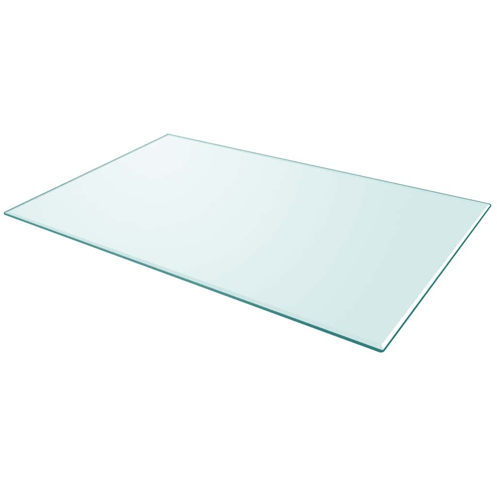 Vidaxl tafelblad van gehard glas 1000x620 mm rechthoekig