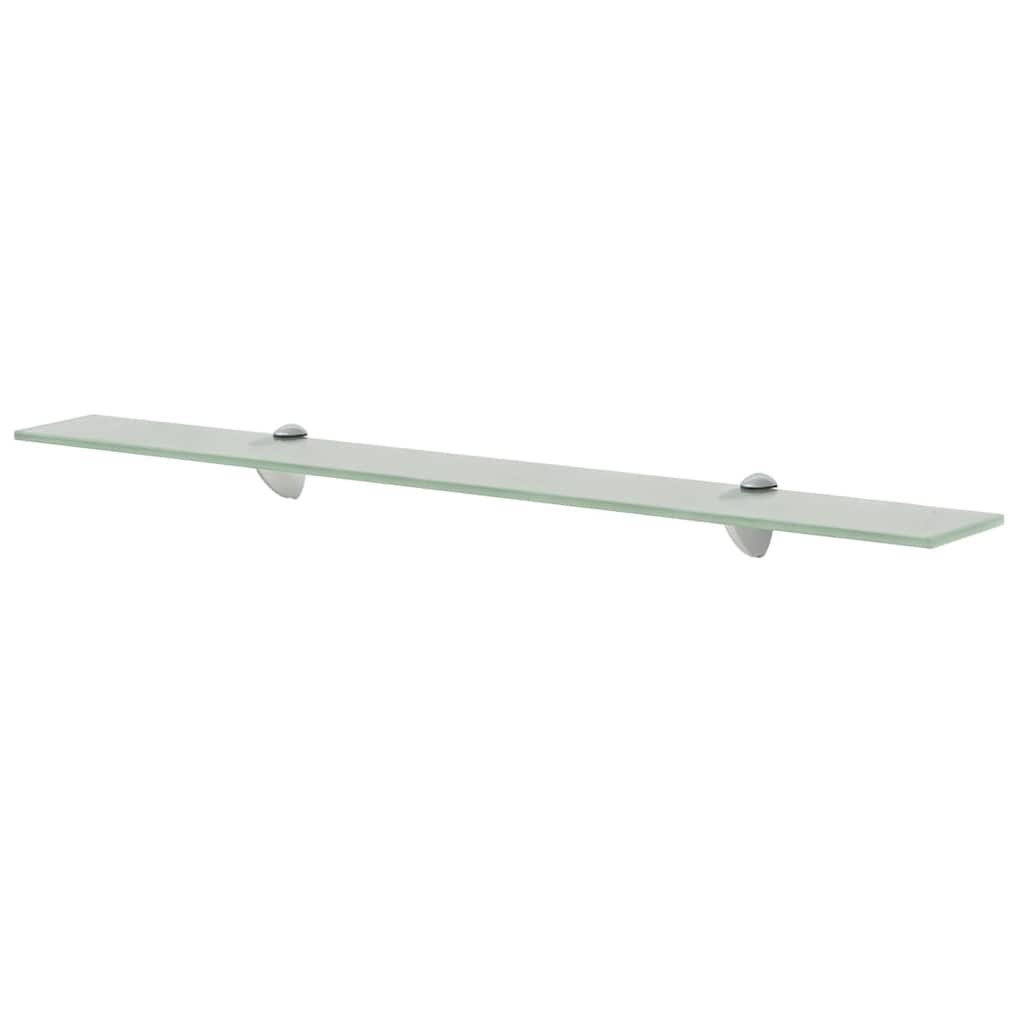 Vidaxl zwevend schap 80x20 cm 8 mm glas