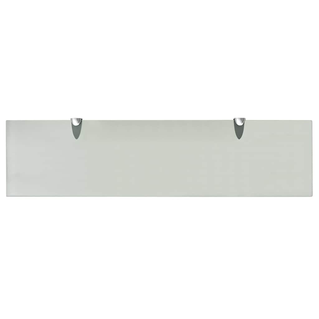 Vidaxl zwevend schap 80x20 cm 8 mm glas