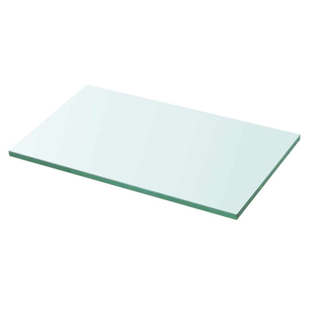 Vidaxl wandschap transparant 30x15 cm glas