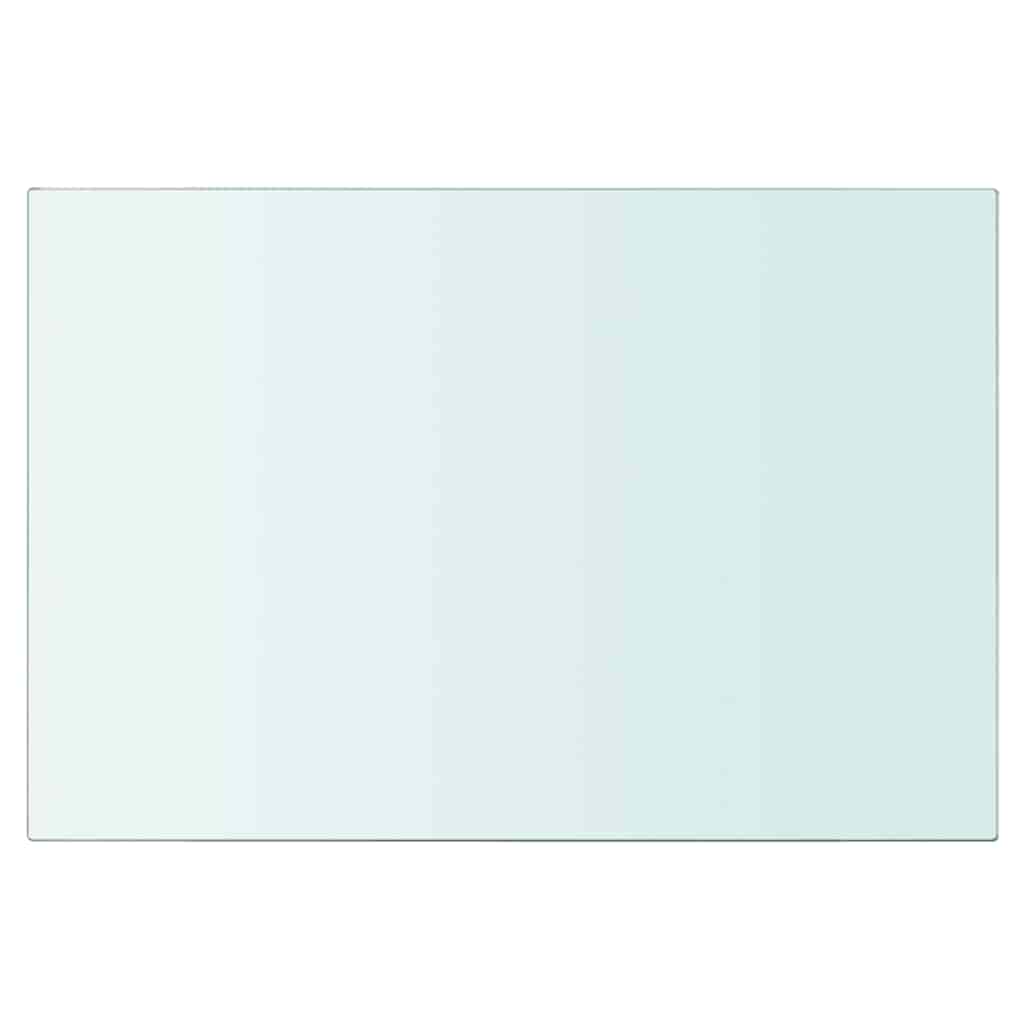 Vidaxl wandschap transparant 30x20 cm glas