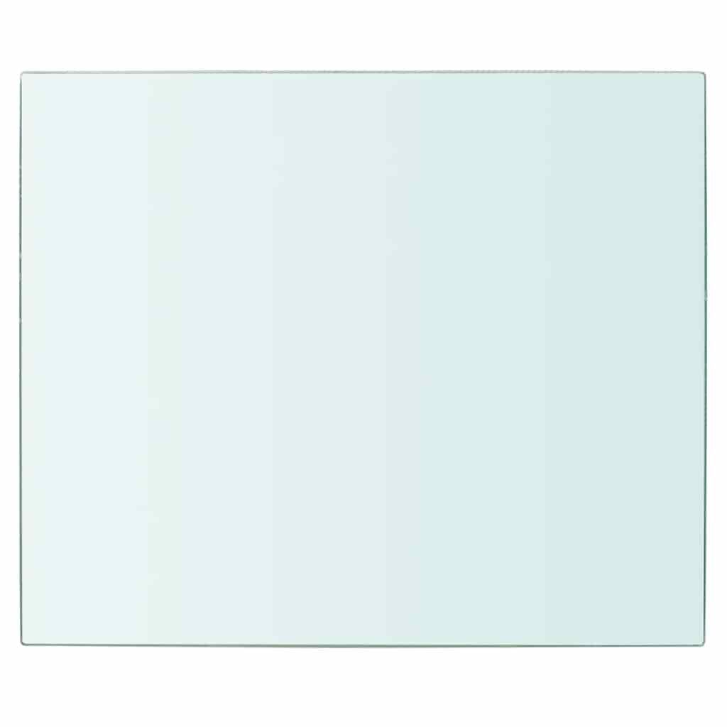 Vidaxl wandschap transparant 30x25 cm glas
