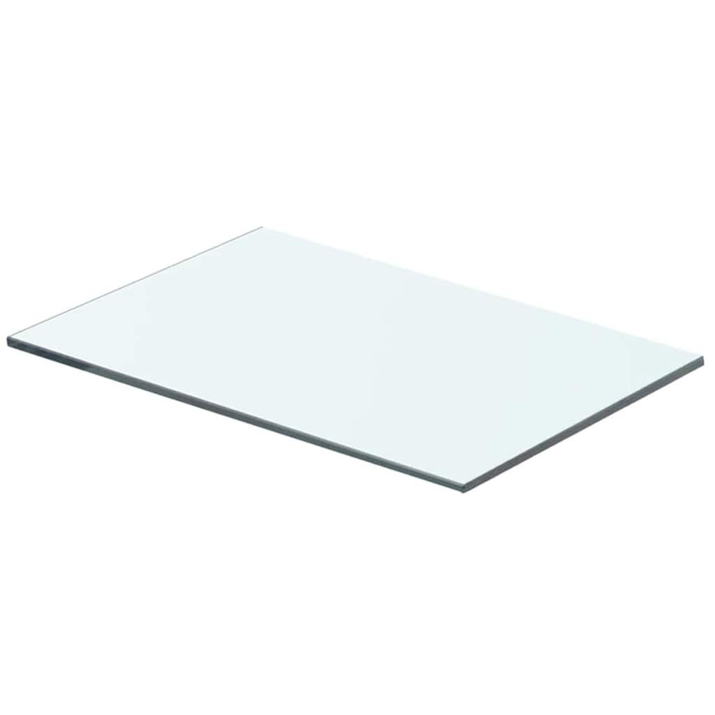 Vidaxl wandschap transparant 40x20 cm glas