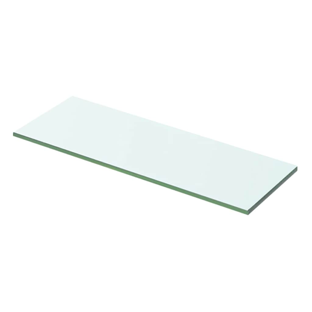 Vidaxl wandschap transparant 50x12 cm glas