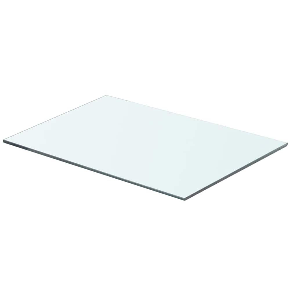 Vidaxl wandschap transparant 50x30 cm glas