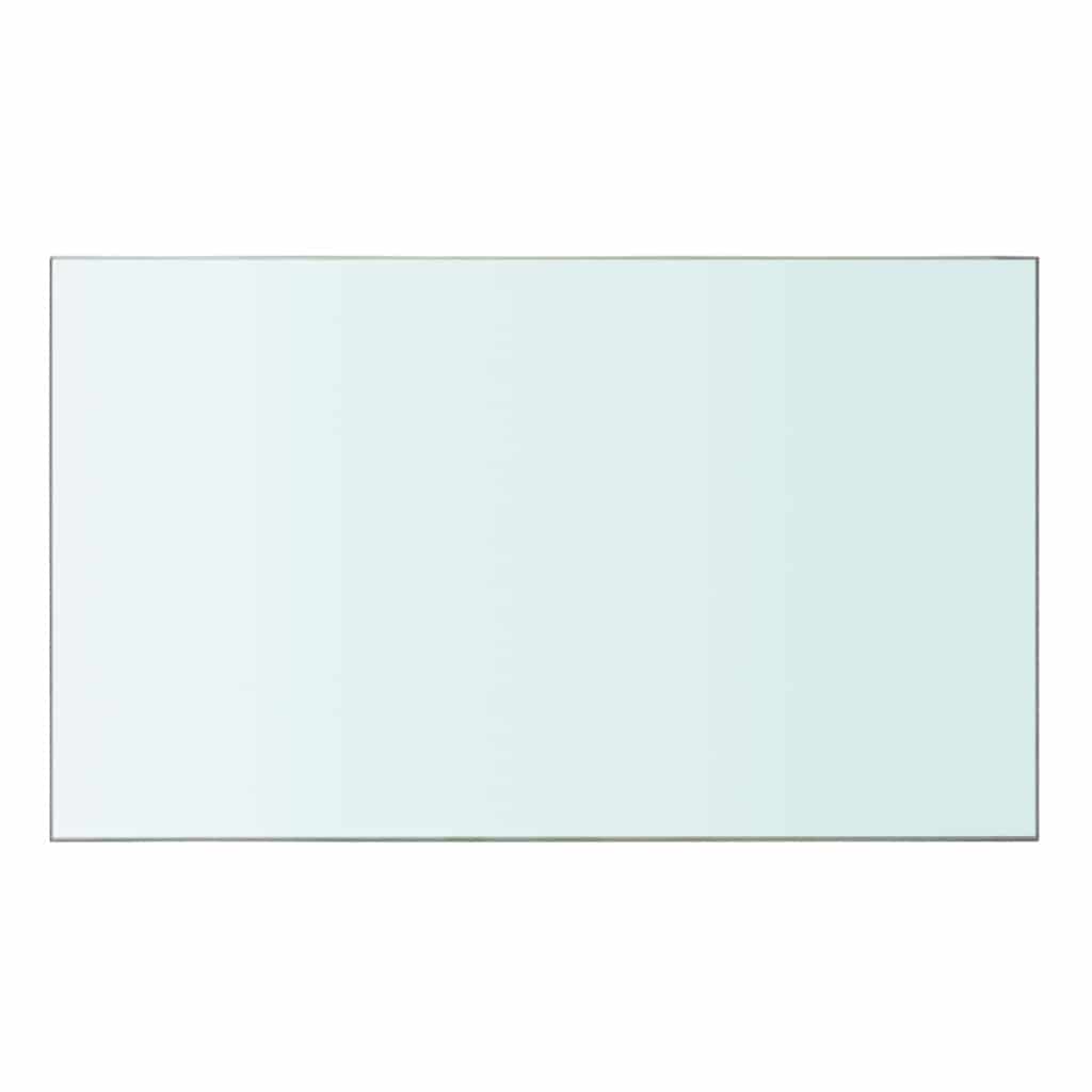 Vidaxl wandschap transparant 50x30 cm glas