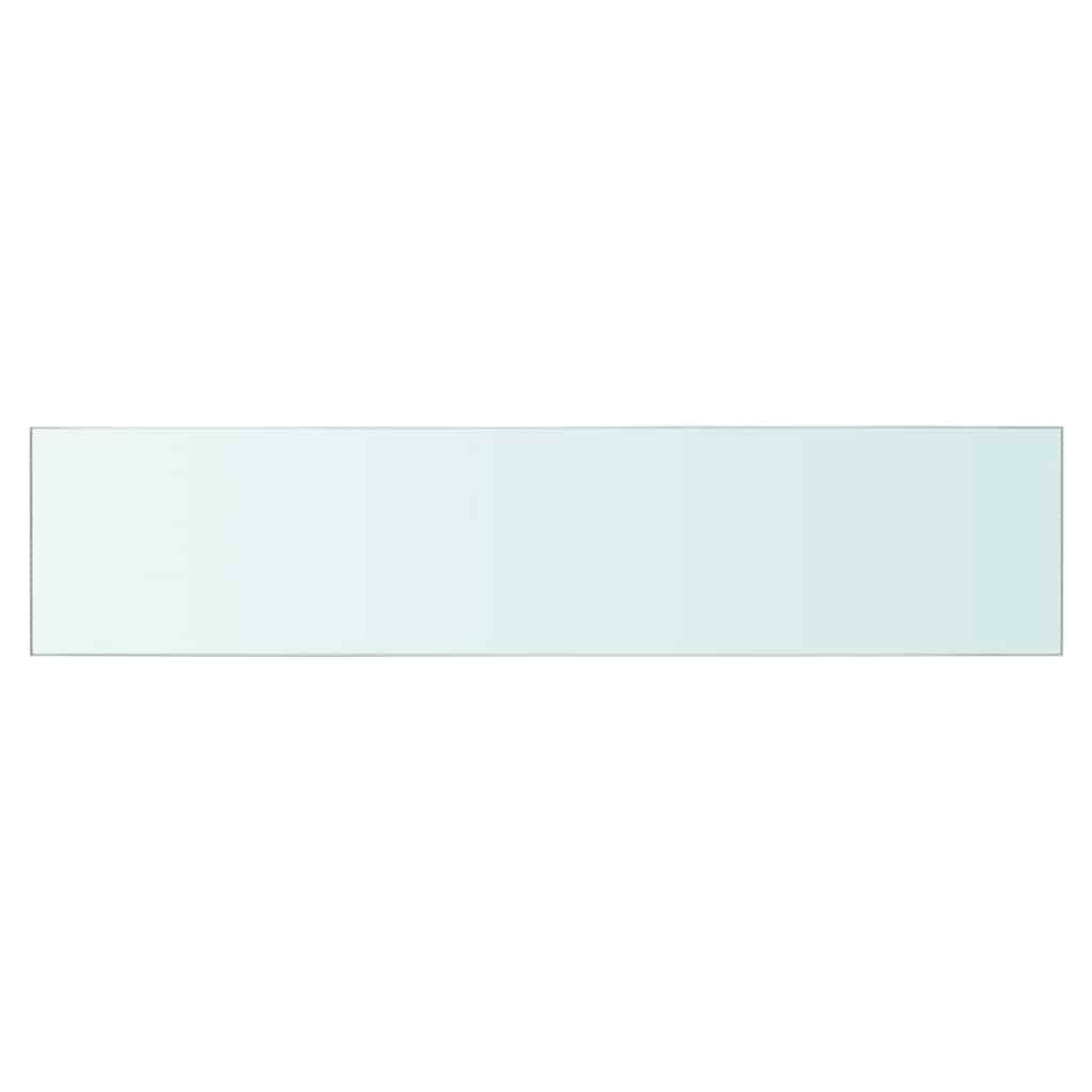 Vidaxl wandschap transparant 60x12 cm glas