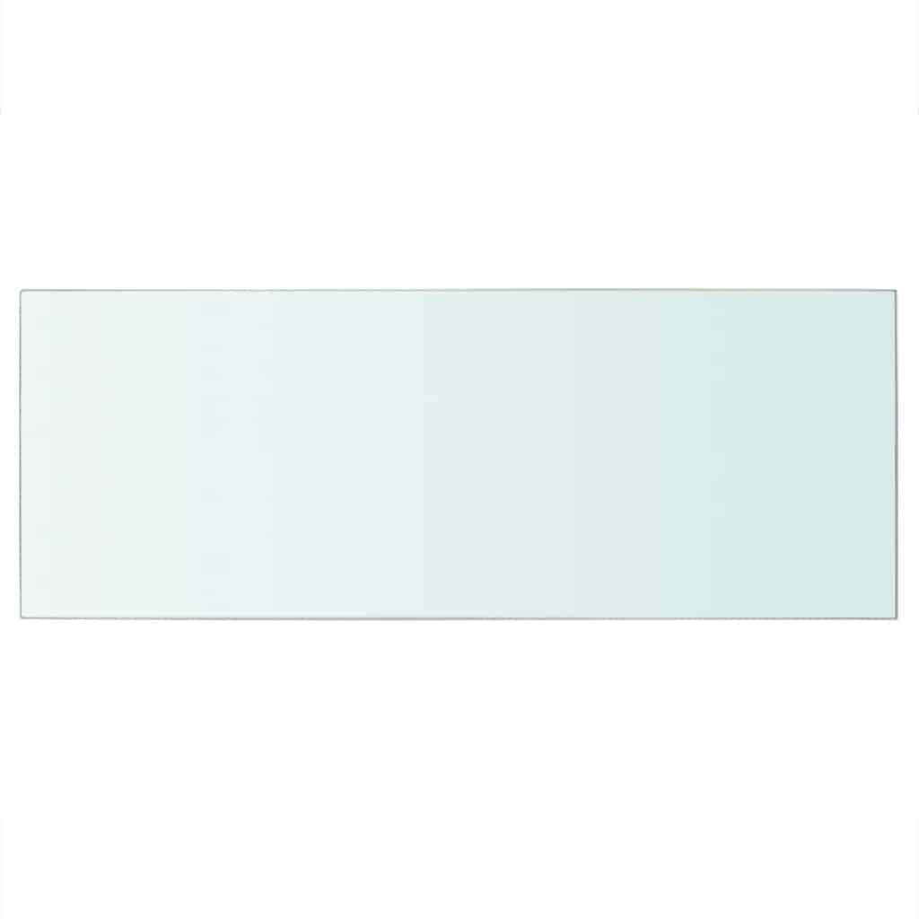 Vidaxl wandschap transparant 60x25 cm glas