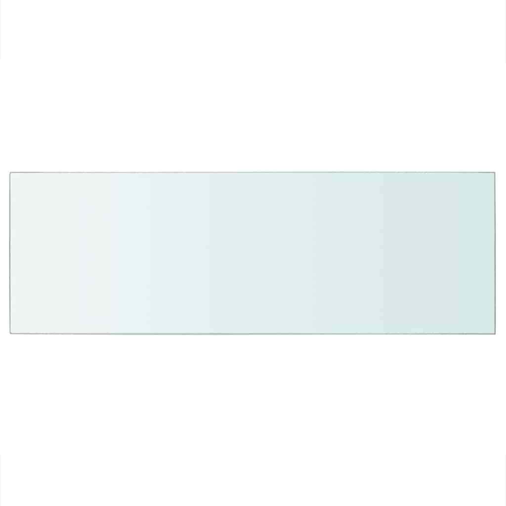 Vidaxl wandschap transparant 70x25 cm glas