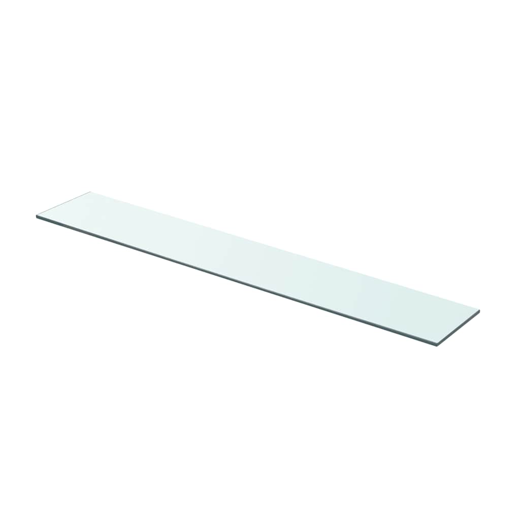 Vidaxl wandschap transparant 80x12 cm glas