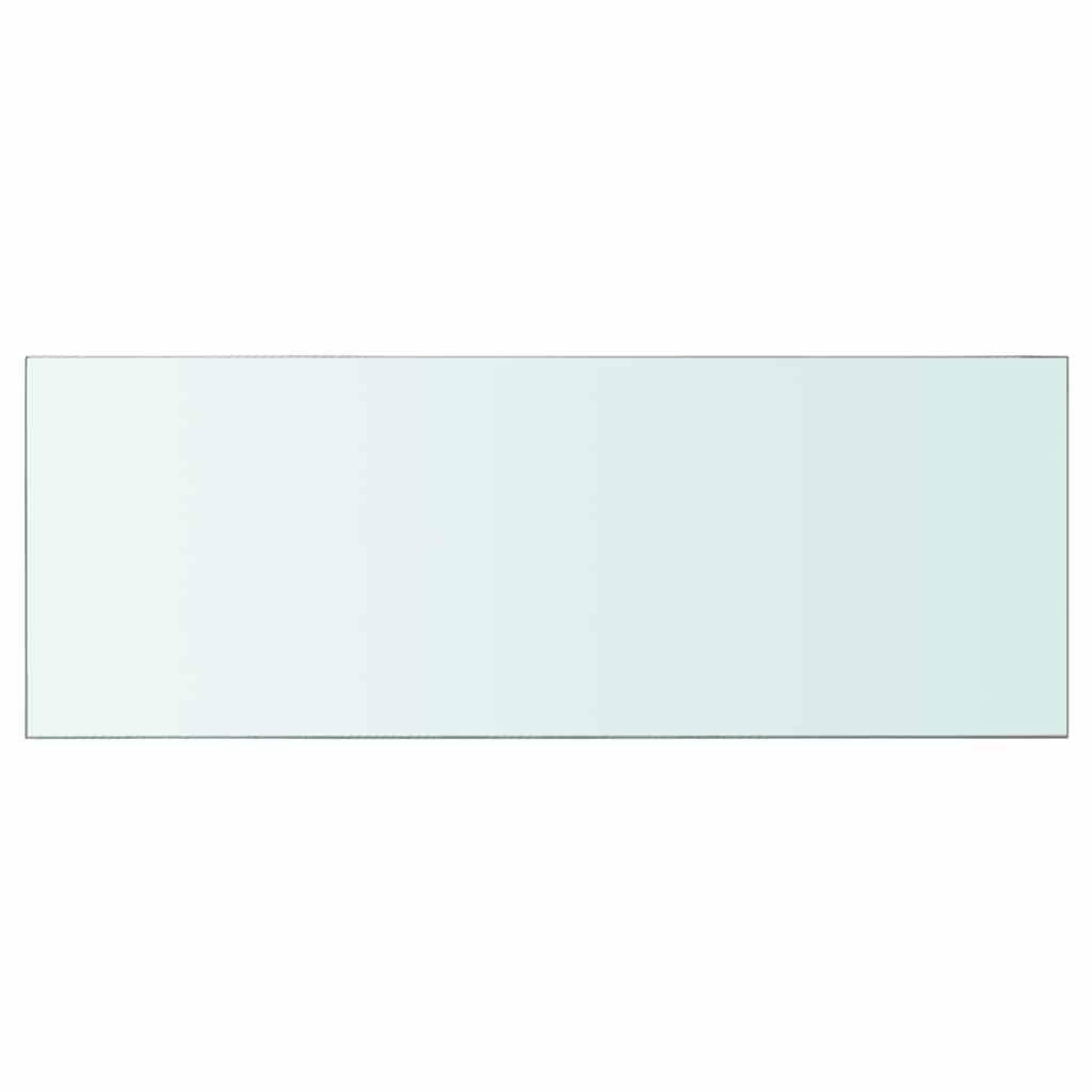 Vidaxl wandschap transparant 80x30 cm glas