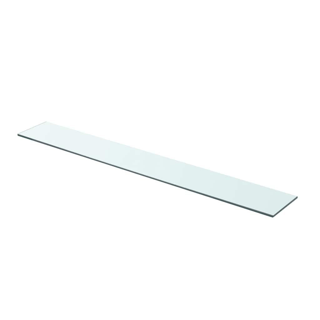 Vidaxl wandschap transparant 90x12 cm glas