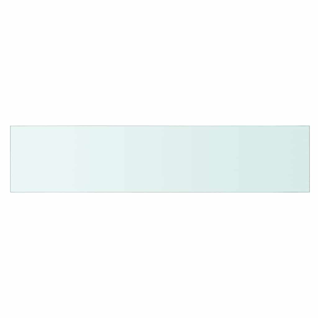 Vidaxl wandschap transparant 90x20 cm glas