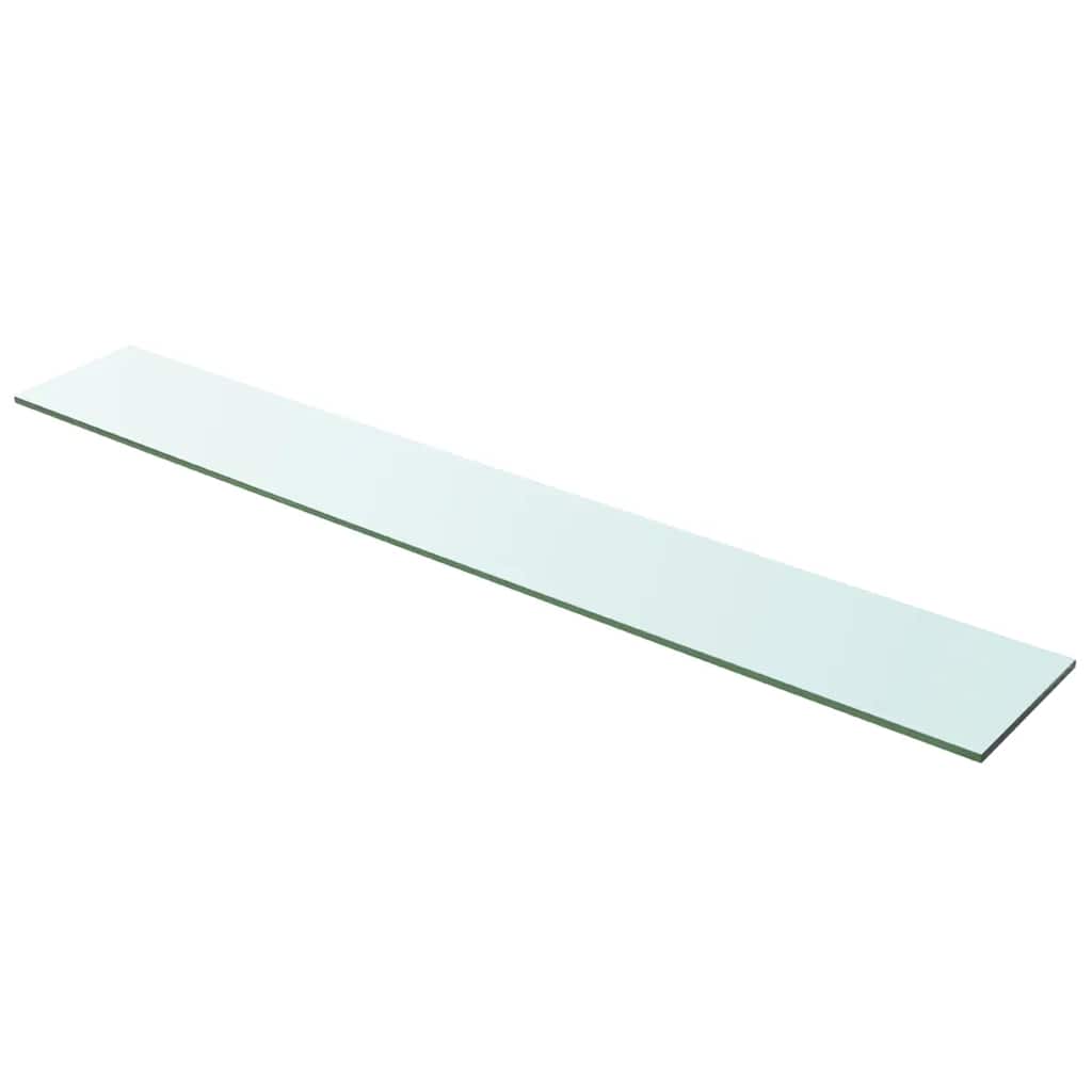 Vidaxl wandschap transparant 100x15 cm glas