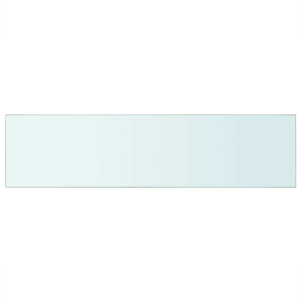 Vidaxl wandschap transparant 100x25 cm glas