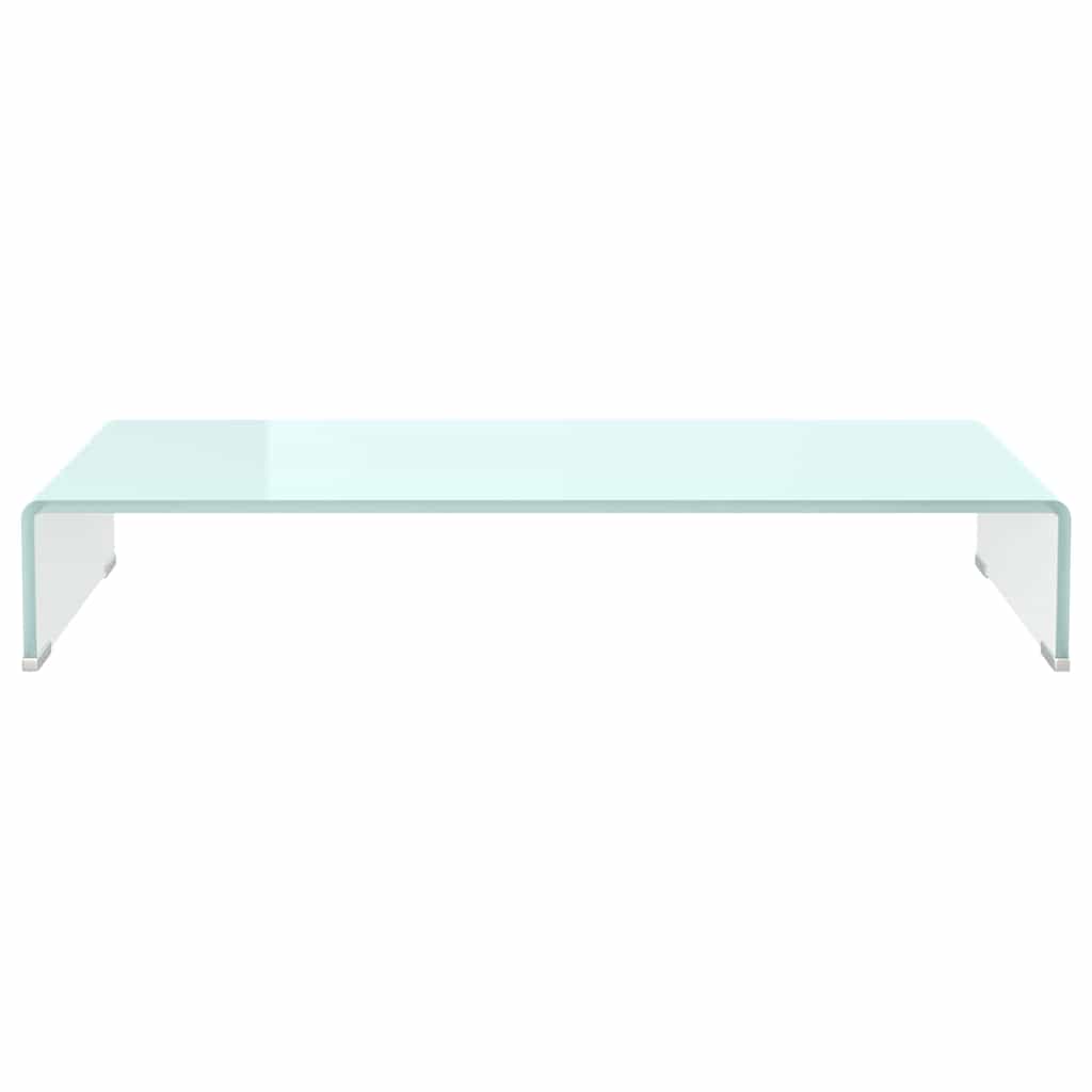 Vidaxl tv-meubel monitorverhoger 80x30x13 cm glas groen